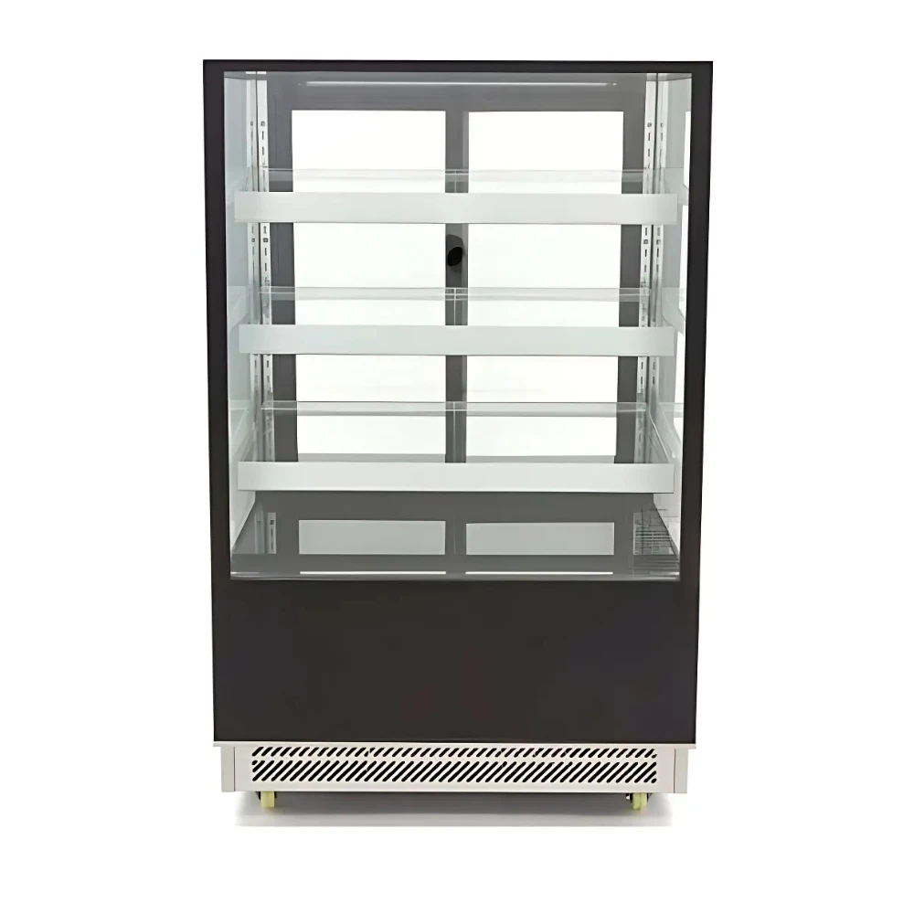 mobiliario-contract-vitrina refrigerada ventilada con cristal vertical 3 estantes